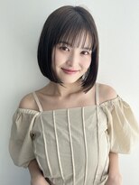 ケーツー エソラ池袋店(K-two)&nbsp;簡単まとまる◎ミニマム小顔ボブ*前髪ありボブ*大人ボブ*丸顔