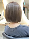 横浜タッセルボブ切りっぱなしボブ外ハネボブ長めボブレイヤー