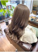 ブリーチなしダブルカラーで叶えるベージュ