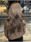 シフォンベージュ×レイヤーカット、辻本修也