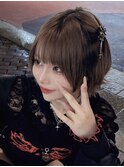 ヘアメイク/外はねボブ/ツインテール/フェイスレイヤー/アレンジ