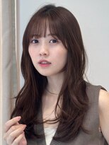 ノイ 銀座(noi)&nbsp;顔周りレイヤーカットくびれヘアミルクティーベージュカラー