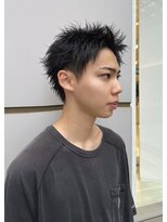 トリッカ 銀座(tricca)&nbsp;スパイキーショート/ショートヘア/前髪なし/短髪/黒髪