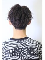 リップスヘアー 銀座(LIPPS hair)&nbsp;ツイスパ　センターパート　スパイラル　刈り上げ