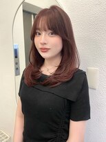 ボタン ハカタ(VOTAN hakata) ブリーチなしダブルカラー/福岡美容室/ピンクブラウン