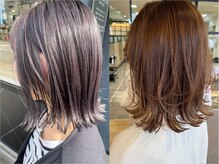 内巻き・外ハネでもストレートでも楽しめる、万能ボブはオトナ女性に大人気◎