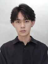 バイフィフス 原宿/表参道(by fifth)&nbsp;原宿フェザーパーマ大人メンズカットセンターパートウルフ30代