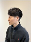 メンズカット/ナチュラルセンターパート/マッシュ