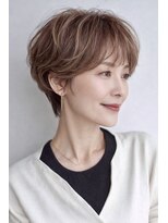 ハーツ(Heart's)&nbsp;白髪ぼかし脱白髪染め大人ショート40代50代60代