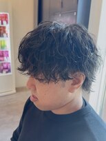 リシェール 北越谷店(RICHAIR) MEN’S HAIR/波巻きツイストスパイラル/リバースセンターパート