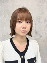 ラック 本厚木店(LUCK) 切りっぱなしボブ/ブラウンベージュ/ベージュカラー