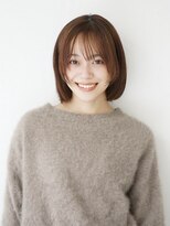 シルフィ(sylph) ナチュラルな髪色と自然なフォルムのレイヤーボブ◎