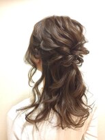 シエル(hair terrace Ciel)&nbsp;今ドキ女子力ハーフアップ