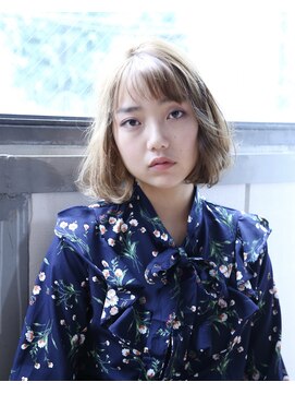 ヘア アンドメイク キヨシ(Hair and Make kiyoshi) kiyoshi/ナチュラル　＊透明感BOB＊