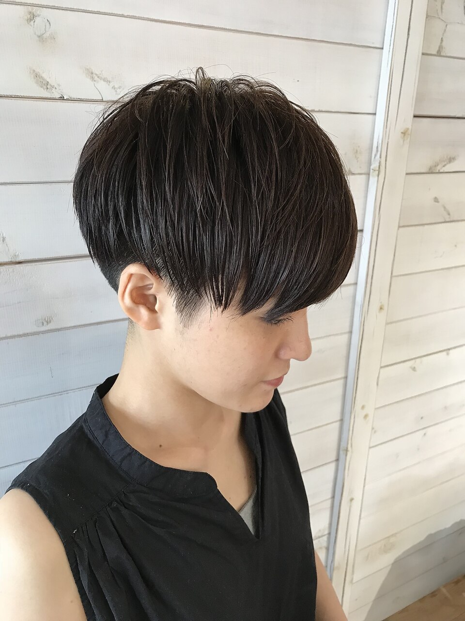 大人カッコイイモードベリーショートマッシュ：L015397511｜ヘアー