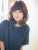 モッズ ヘア 福岡姪浜店(mod's hair)&nbsp;*mod's姪浜*…ネイビーカラーxニュアンスカールラブクラシカルd