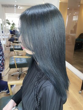 ハビット (habitt) 【habitt】ブリーチ無し/ブルーヘアー