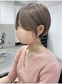 【Owll】大人コンパクトマッシュショート グレージュカラー