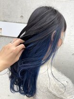 ヘアーデザイン アルエ(HAIR×design ARUE) 【ARUE】インナーカラー×ブルー