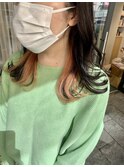 インナー×オレンジベージュ
