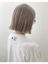 モルニ(MORNI)&nbsp;ミルクティーベージュ_ヌナボブ チャンモリ ボブルフ