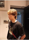 ニュアンスウェーブマッシュウルフスタイル