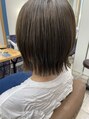 サインヘアー 静岡(sign hair)&nbsp;オリーブベージュ、クビレミニボブ