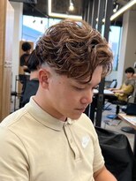 エルマーク(L-MARK) アップバングツーブロックダブルカラーブリーチメッシュ