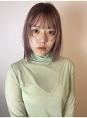 20代30代40代グレージュカラーイルミナカラー透明感ナチュラ