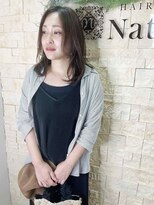 ナトゥーラ 八事店(Natura) ブラック前髪なしスタイルレイヤーカットナチュラル
