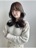 韓国ロングヘアスタイルの定番ヨシンモリ!