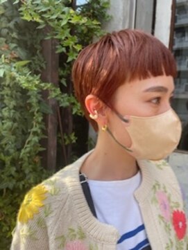 ニード(need) モードショート×オレンジベージュ