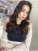 【en　本山】大人かわいいセミロング・オリーブアッシュ