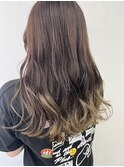 .ベージュアッシュ×グラデーション.