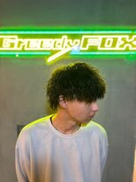 グリーディーフォックス 代々木(Greedy FOX) 波巻き/ハイライト/マッシュパーマ/ウルフ[シェービング]