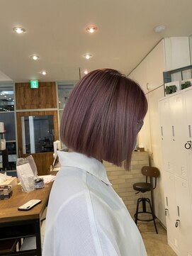 トリエ 川越(torie) ピンクブラウンピンクベージュブリーチカラーダブルカラー