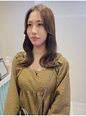 透明感髪質改善ベージュダブルカラーミルクティーグレージュ