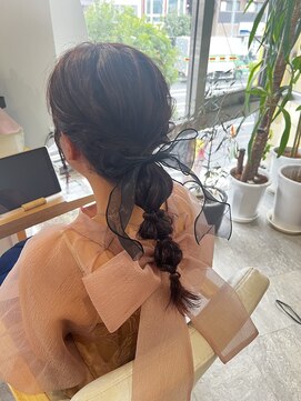 パラゴ(PARAGO.) 《緑橋/城東区/女性サロン》結婚式お呼ばれヘアアレンジ♪