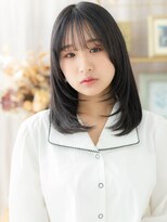 カバーヘア ブリス 川口(COVER HAIR bliss)&nbsp;透明感グレージュアッシュレイヤーセミディ