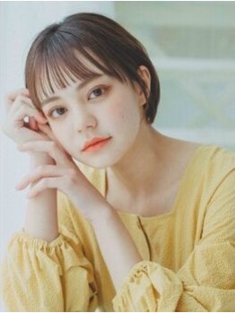 ヘアサロン レア 高崎(Lea)の写真/【切りっぱなしボブなどイメチェンにオススメ☆】髪質や輪郭など、計算された黄金比のカットラインを実現！