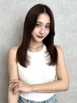 ロンド ロワール 門前仲町(Lond Loire)&nbsp;韓国レイヤーカット/くびれ巻き/前髪顔周り/セミディ[門前仲町]