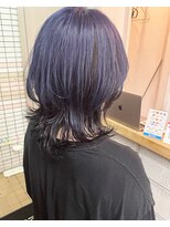 キューズ クラブ(cuz KLUB)&nbsp;【cuzKLUB】アンブレラカラーブルーウルフ【池袋】