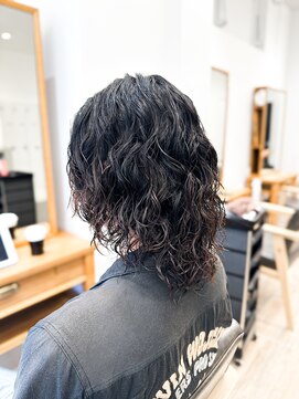 セイドット フクオカ(Say.FUKUOKA) 【メンズ★大名】スパイラルパーマ×ウルフカット×ロングヘアー