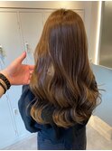 髪質改善＊ロングレイヤーグレーベージュ＊美髪【Zina船橋】