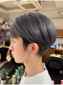 メンズマッシュブリーチカラーブロンドカラーハイライトカラー