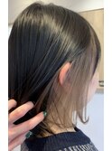 イヤリングカラー、グレージュカラー,ケアブリーチ【草加】