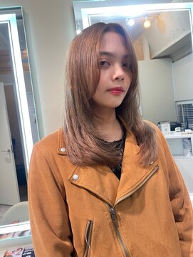 アンブル リュクス 池袋(amble luxe) ミルクティーカラー