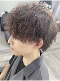縦落ちツイストスパイラルパーマ（tete SHOTA）