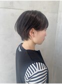 say.田代アプリコットオレンジお団子ヘアコンパクトショート