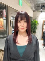 アドア 横浜(ADORE)&nbsp;【ADORE 横浜】ワインレッド×レイヤーカット